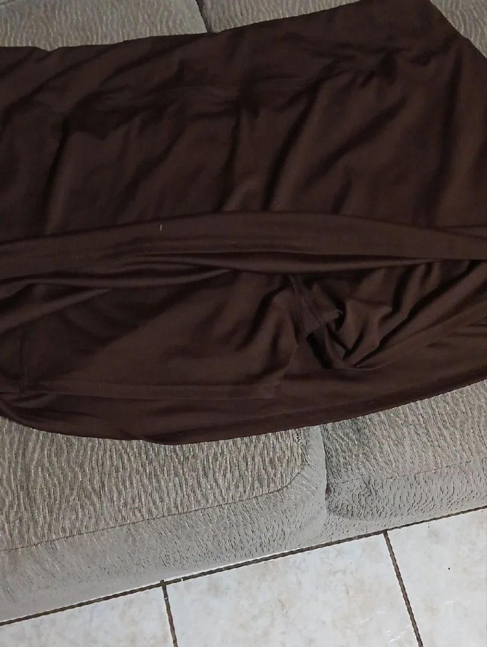 Classic Brown Mini Skort - Casual Everyday Style